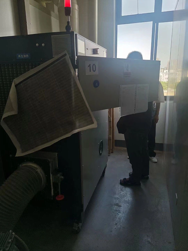 Rotary desiccant dehumidifier